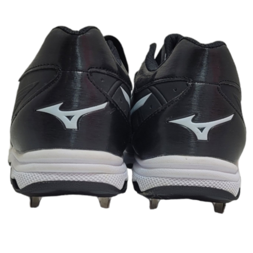 Mizuno Men's Black and White Athletic Cleats - Picture 3 of 6